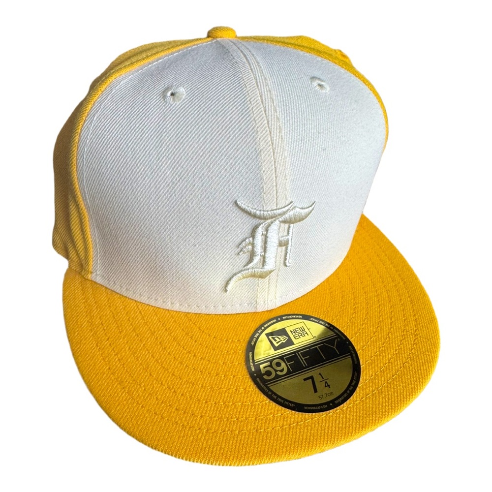 Essentials Fear of God x New Era 59FIFTY Pro Model Fitted Cap - Size 7 1/4, Gold